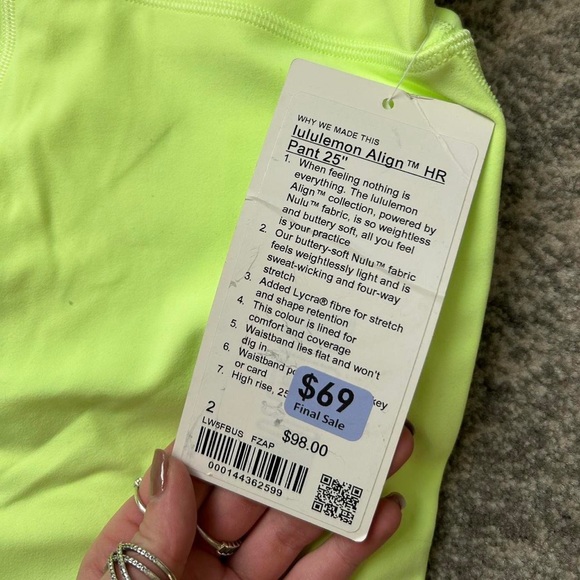 Lululemon leggings size 2 - Picture 4 of 4